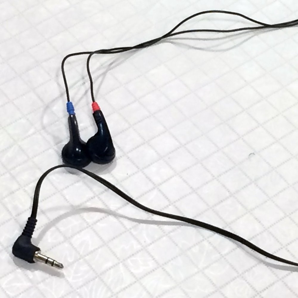 Basic Black in ear classic Headphones lightning connectivity